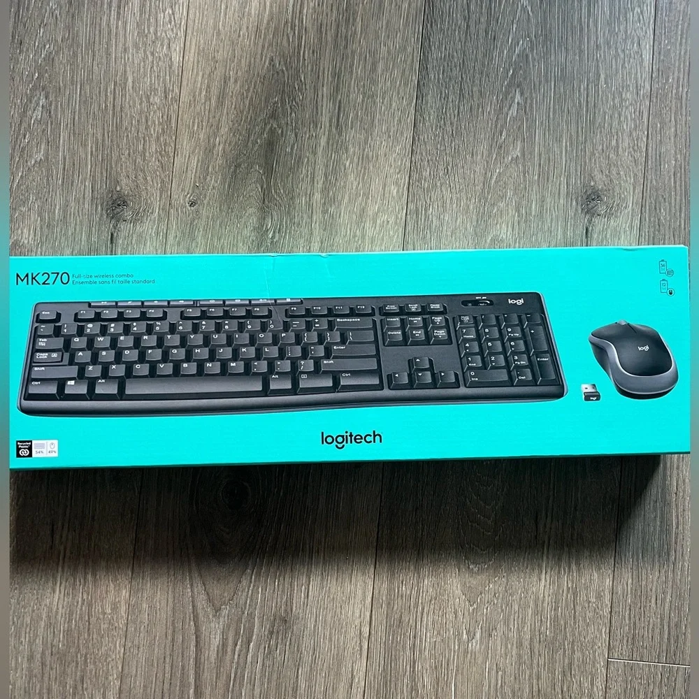 Logitech MK270 Wireless Keyboard and Mouse Combo (920-004536) NIB